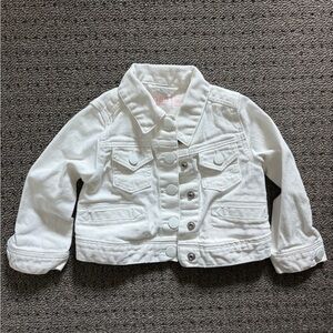 GAP Kids White Jean Jacket
